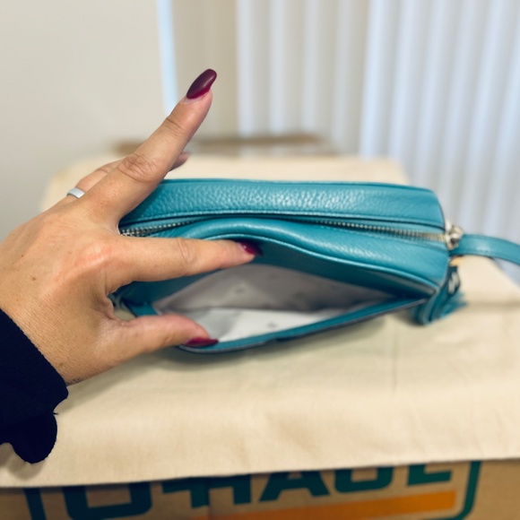 Kate Spade Stone Blue Crossbody EUC - Picture 3 of 3